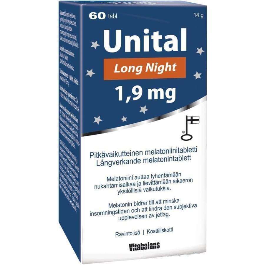Unital Long Night 1,9 mg-Vitabalans-Hyvinvoinnin Tavaratalo
