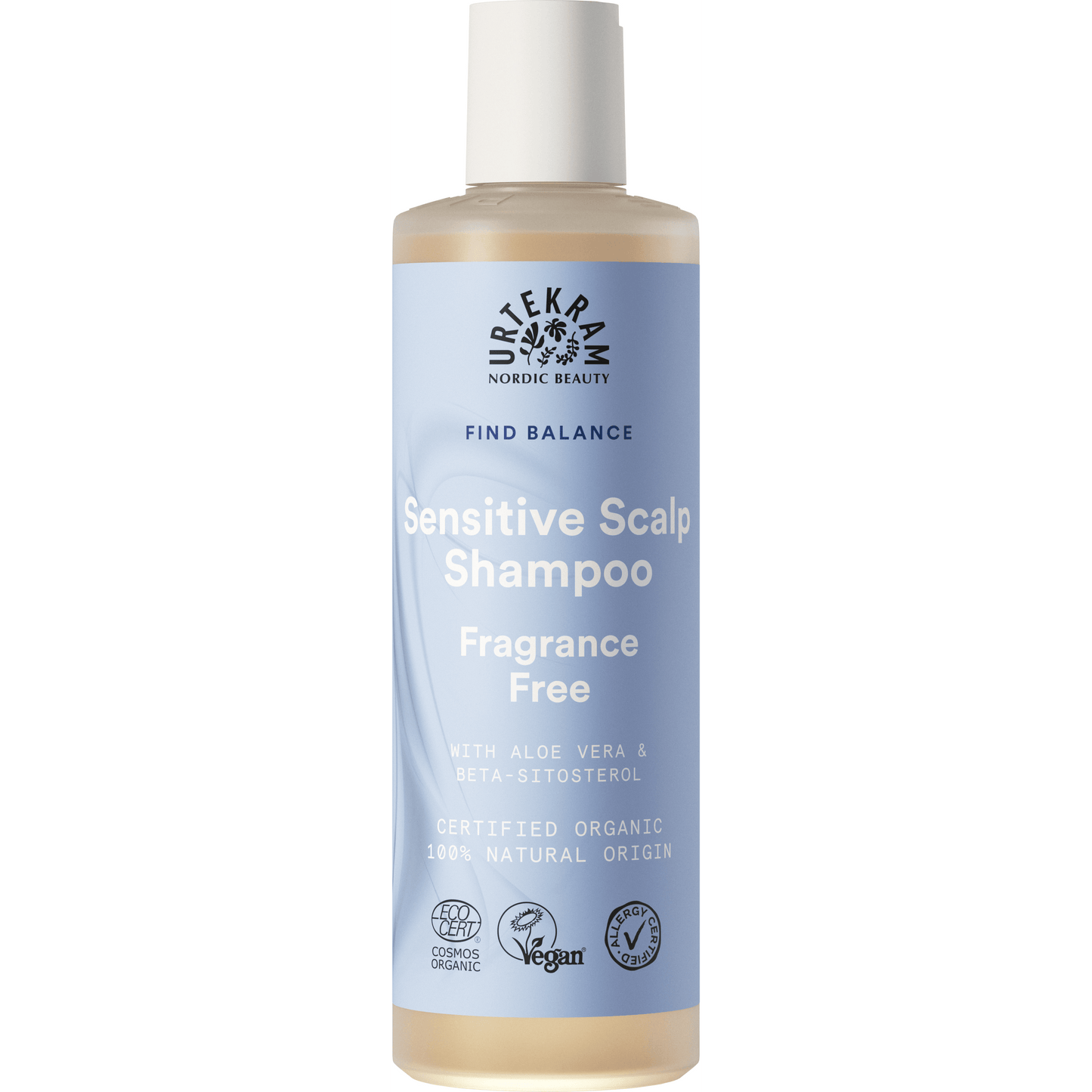 Urtekram Find Balance Fragrance Free Shampoo-Urtekram-Hyvinvoinnin Tavaratalo