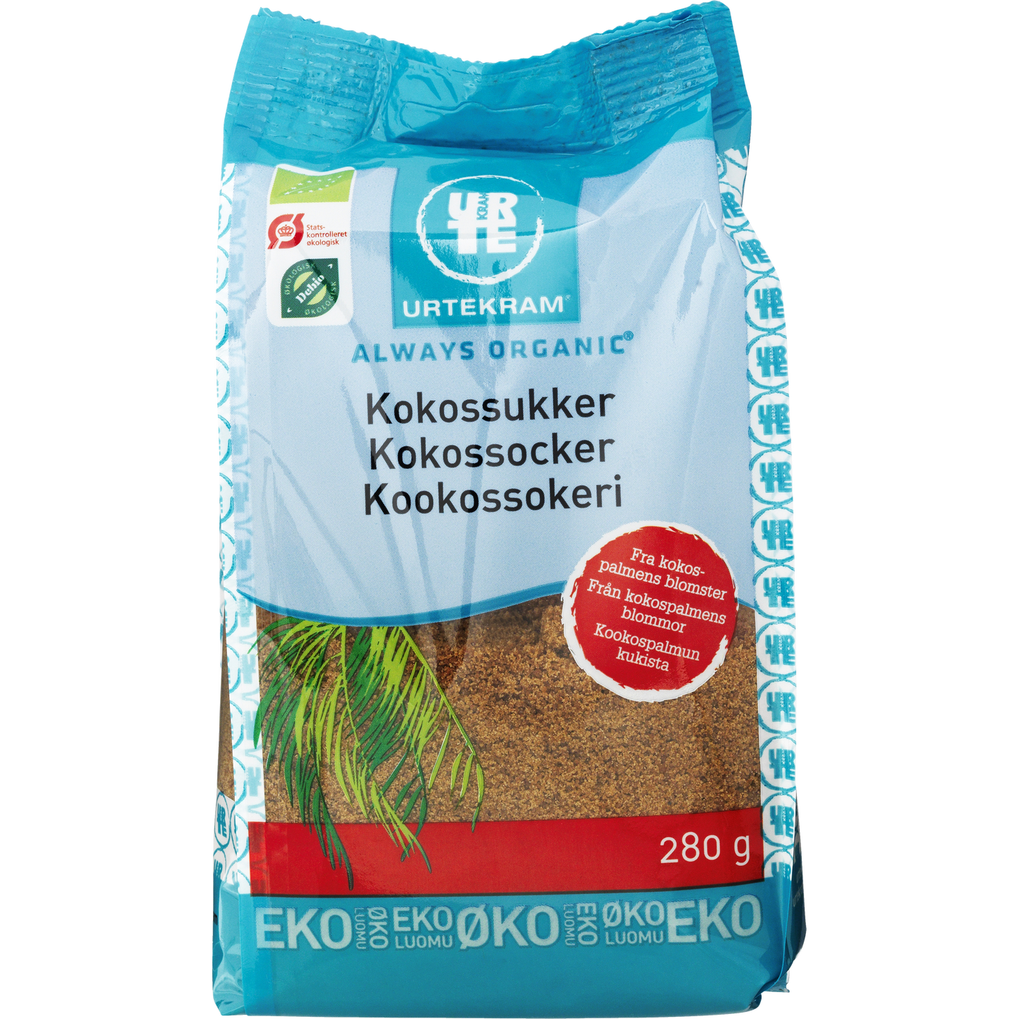 Urtekram Luomu Kookossokeri-Urtekram-Hyvinvoinnin Tavaratalo