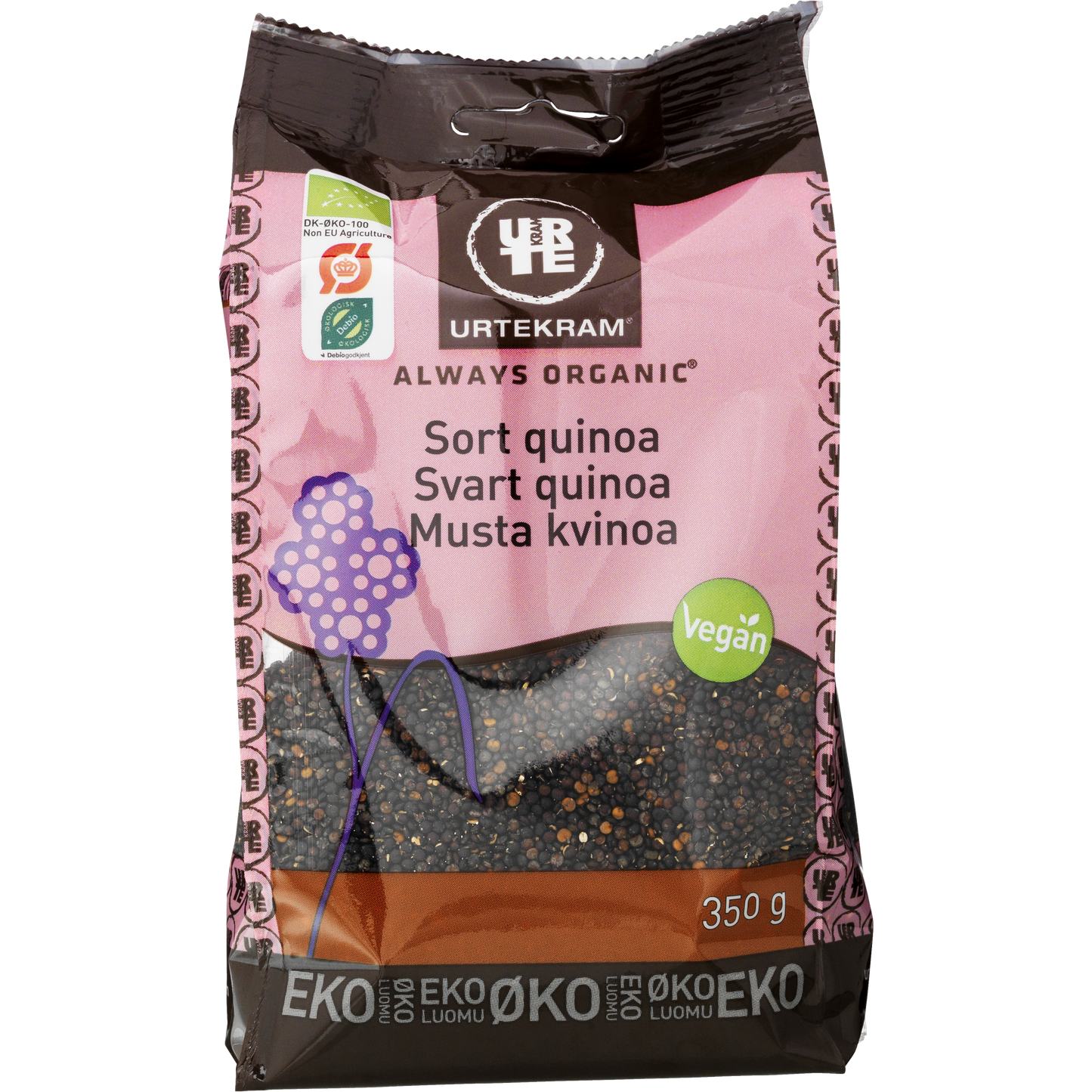 Urtekram Luomu Musta kvinoa-Urtekram-Hyvinvoinnin Tavaratalo