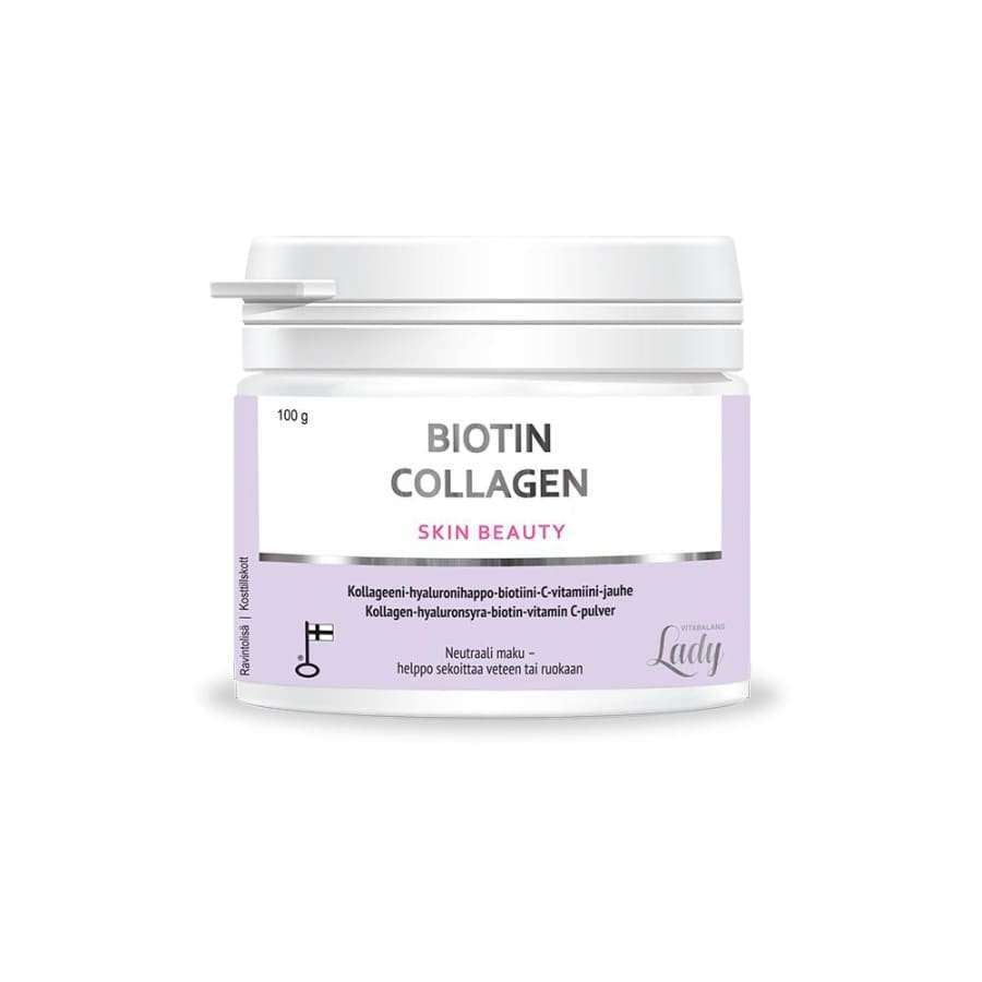 Biotin Collagen Skin Beauty jauhe-Vitabalans-Hyvinvoinnin Tavaratalo