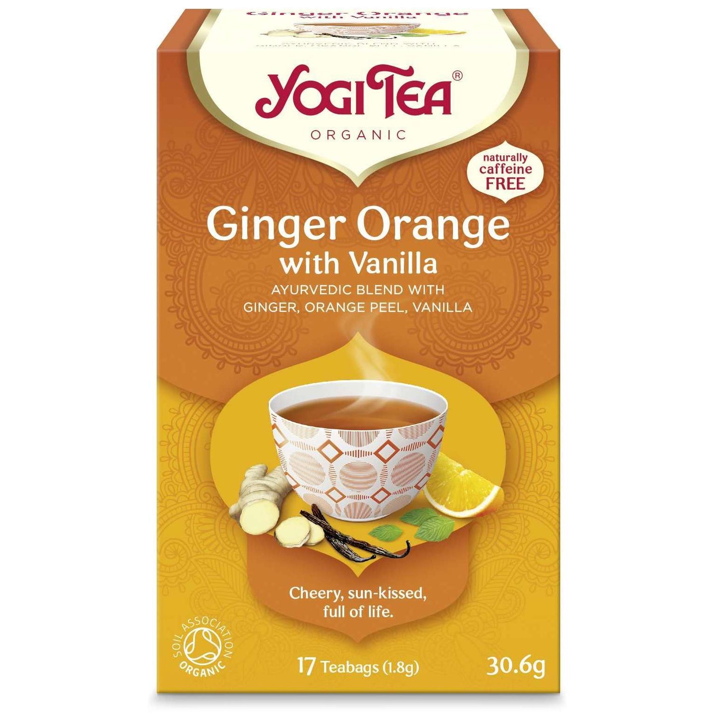YogiTea Luomu Inkivääri-Appelsiinitee-YogiTea-Hyvinvoinnin Tavaratalo