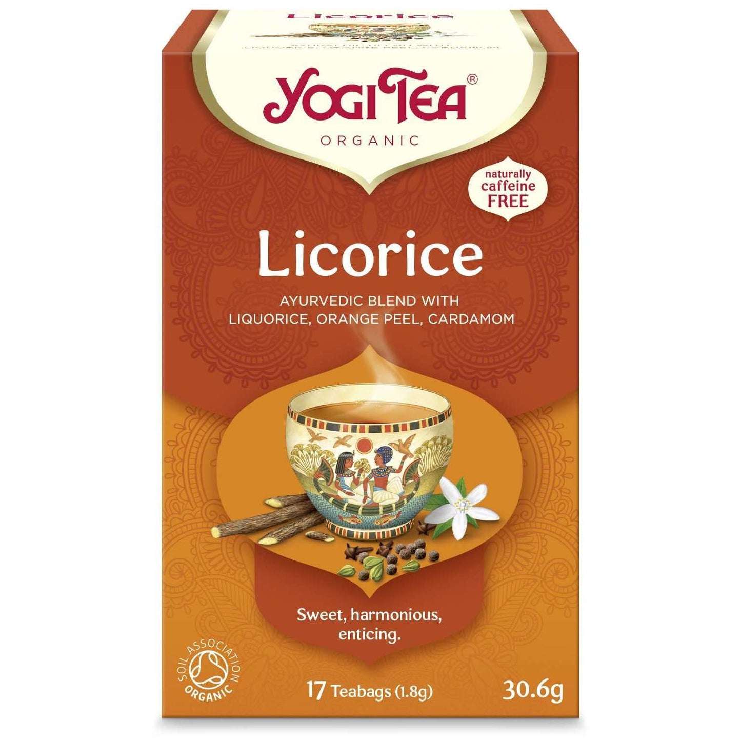 YogiTea Luomu Lakritsitee-YogiTea-Hyvinvoinnin Tavaratalo