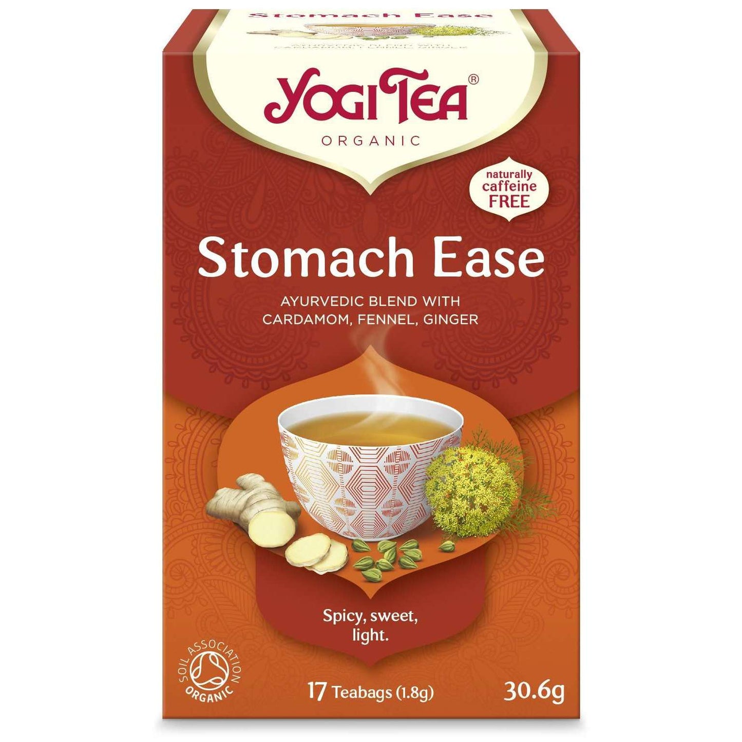 YogiTea Luomu Stomach Ease tee-YogiTea-Hyvinvoinnin Tavaratalo