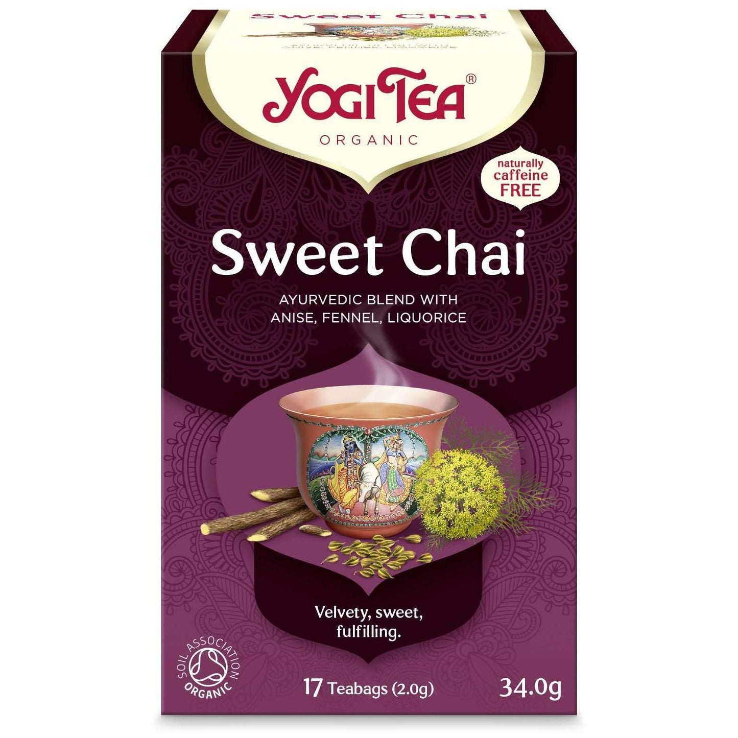 YogiTea Luomu Sweet Chai tee-YogiTea-Hyvinvoinnin Tavaratalo