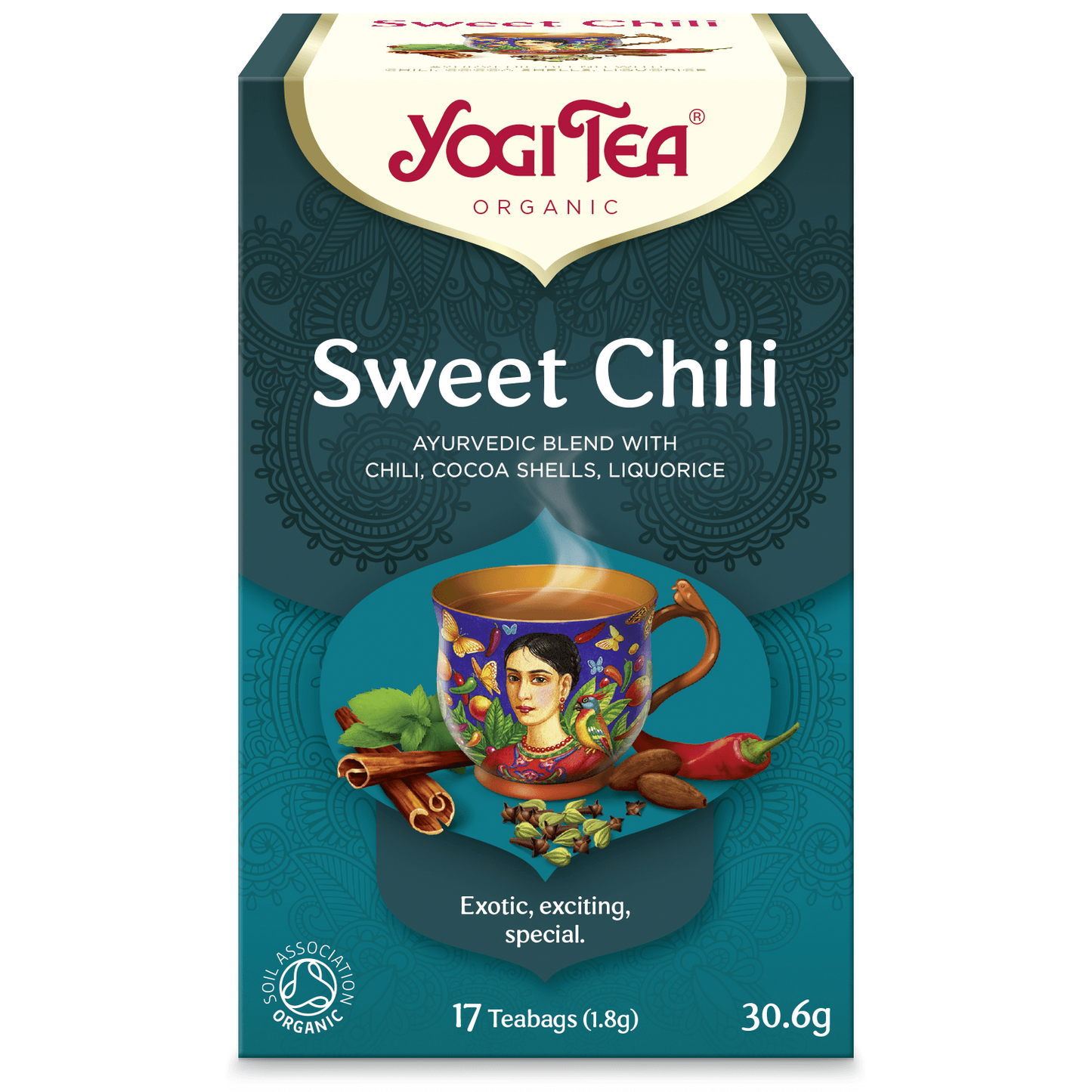 YogiTea Luomu Sweet Chili tee-YogiTea-Hyvinvoinnin Tavaratalo